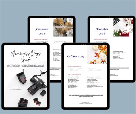 October Awareness Days Ideas To Inspire Engaging Photography Content