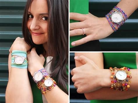 Its Time To Make Watch Wrap Bracelets Diy Watch Band Diy Watch