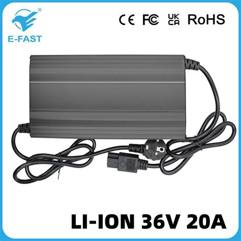 36V 20A Golf Cart Automatic LiFePO4 Battery Charger Truck Lithium