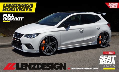 Seat Ibiza 6F Lenzdesign Bodykit 5PC Front Spoiler Side Skirts Rear