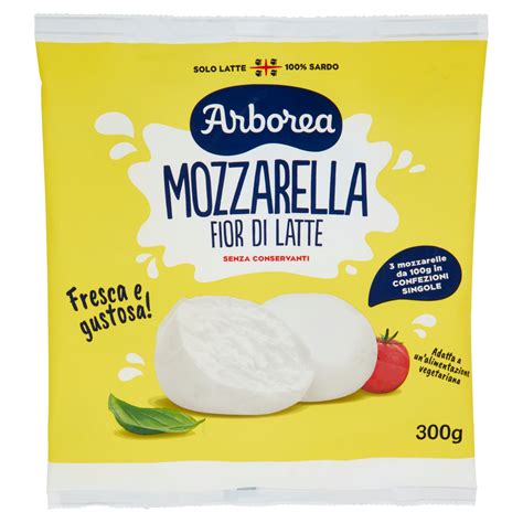 Arborea Mozzarella Fiore Del Latte 3 X 100 G Carrefour