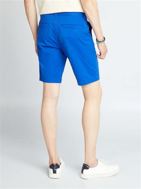 Bermudas Tipo Chino Azul Kiabi