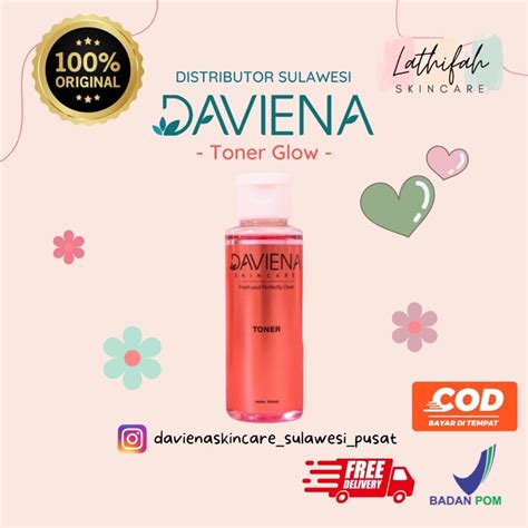 Jual Toner Glow Series Daviena Skincare Davienaskincare