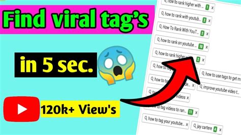 How To Find Best Tags For Youtube Videos Viral Tag S Kaise Pata Kare