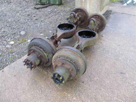 M Military Ton Rockwell Rear Axle Bare Housing With Hubs And