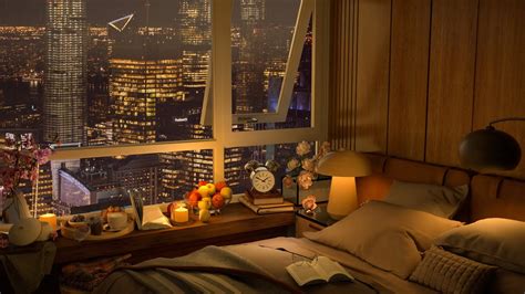 Cozy Bedroom With Jazz Music Autumn Night Relaxing Jazz Music For