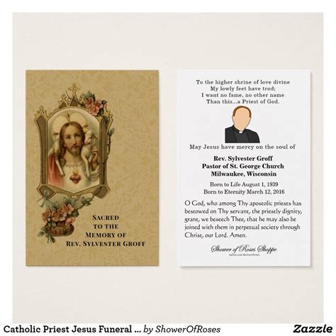 Pin On Funeral Sympathy Holy Cards