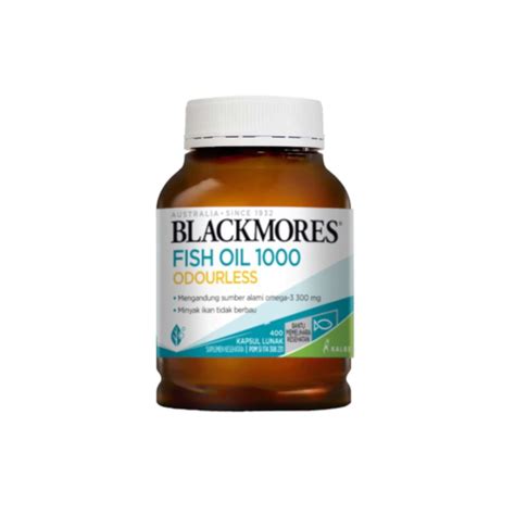 Blackmores Odourless Fish Oil 1000 400 Kapsul Kegunaan Efek Samping