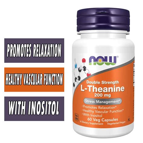 L Theanine Double Strength Now Stress Management