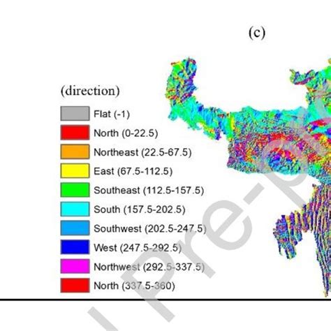 Topographical Variables A Elevation B Slope And C Aspect 2 3 3