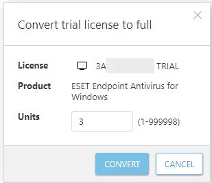 ライセンスの追加と管理 ESET MSP Administrator 2 ESETオンラインヘルプ