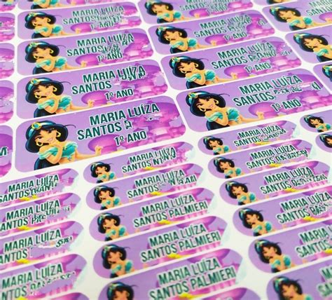 Etiquetas Personalizadas Material Escolar Infantil Promo R