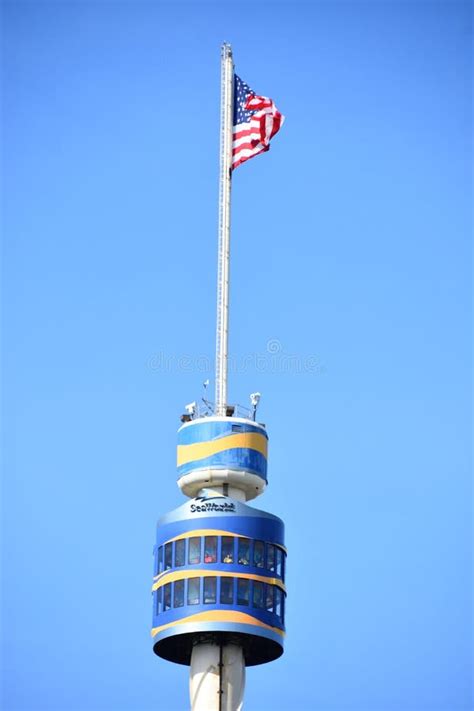 Sky Tower at SeaWorld Orlando in Florida Editorial Image - Image of ...