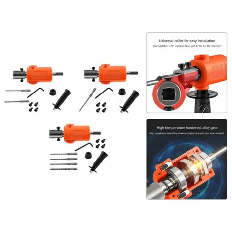 ADAPTATEUR DE PERCEUSE électrique avec foret et vis de fixation pour