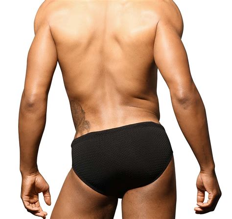 Andrew Christian Swim Brief SPORTS MESH BIKINI 70025 Black ANDREW