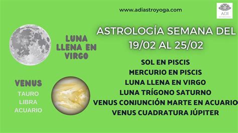 LUNA LLENA EN VIRGO Y SOL EN PISCIS ASTROLOGÍA SEMANAL 19 AL 25 DE