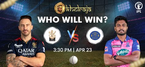 Rcb Vs Rr Dream11 Match Prediction Today 23 Apr 2023 Live Match