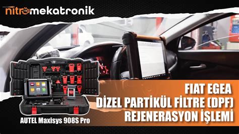 Fiat Egea Dizel Partikül Filtre DPF Rejenerasyon İşlemi Autel