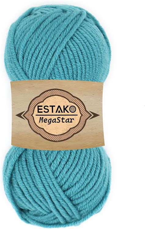 Amazon Estako Megastar Acrylic Wool Yarn Soft Chunky