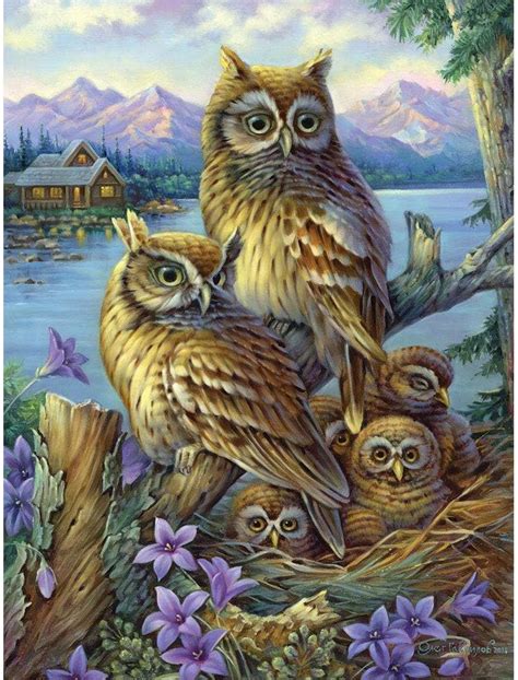 Bits And Pieces Piece Jigsaw Puzzle For Adults Owls In The