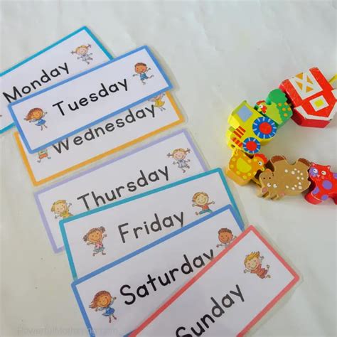 Free Printable Day Of The Week Labels For Organization