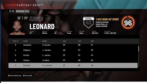 How To Do A Fantasy Draft In Nba 2k20 Myleague Home Of Gamers