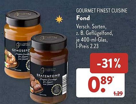 Gourmet Finest Cuisine Fond Angebot bei ALDI SÜD 1Prospekte de