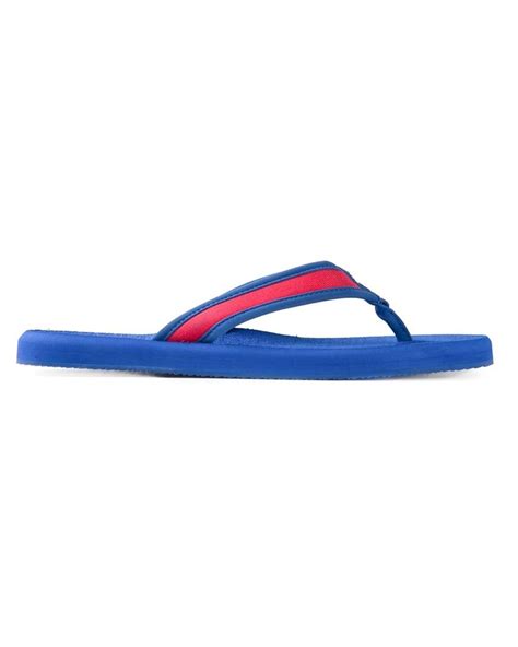 Polo Ralph Lauren Almer Flip Flops In Blue For Men Lyst