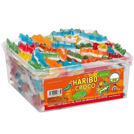 Croco 210 pièces Haribo Haribo bonbon au kilo ou en vrac Bonbix