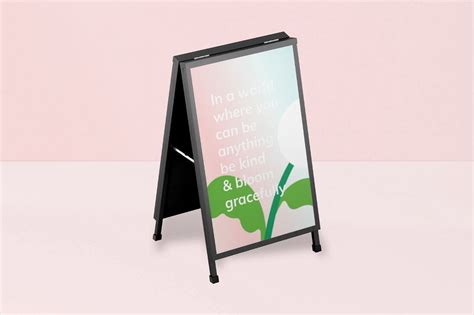 frame sign mockup, editable design | Free Mockup Generator - rawpixel