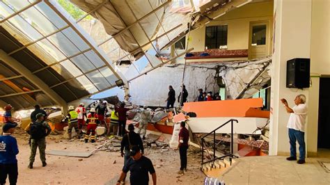 Colapsa techo de colegio en Ciudad Victoria video Ríodoce