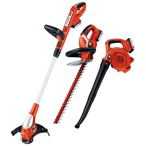 Black Decker Lc3k220 20v String Trimmer Hedge Trimmer And Sweeper Combo Kit