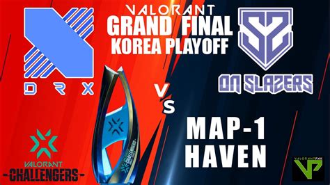 Drx Vs Ons Challengers Korea Playoffs Grand Finals Map Haven