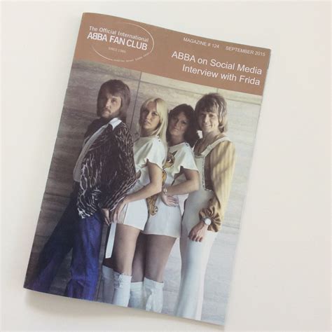 Abba Fans Blog Official Abba Fan Club Magazine 124