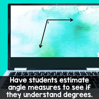 Measuring Angles Review With Estimating Degrees Freebie By Rise Over Run