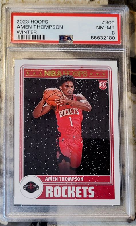 Panini Nba Hoops Hoops Tribute Winter Amen Thompson Rc