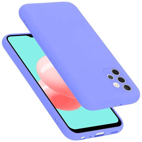 Samsung Galaxy A32 4G silikondeksel case lilla Elkjøp