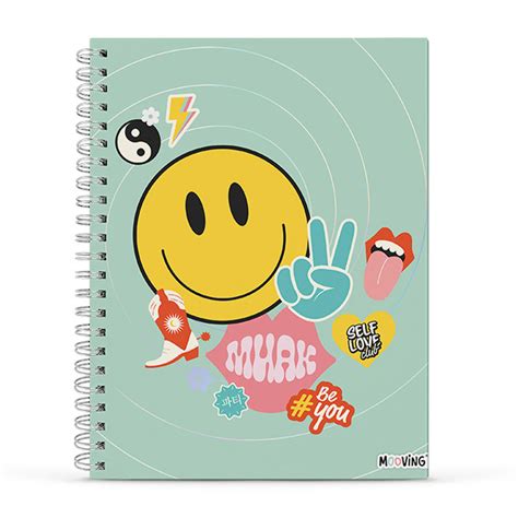 CUADERNO MOOVING 29 7 T DURA X 96 HJS RAYADO SMILE FEVER