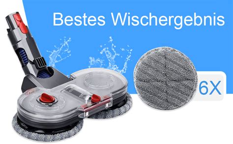 Amazon De Kraftline Wischaufsatz F R Dyson V V V V V