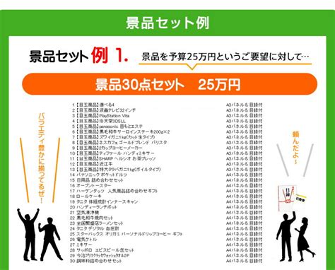 欲しいの 景品探し隊 幹事さんお助け倶楽部二次会 景品セット ヘルシオ お茶プレッソ シャープ Sharp 30点セット 目録 A3パネル