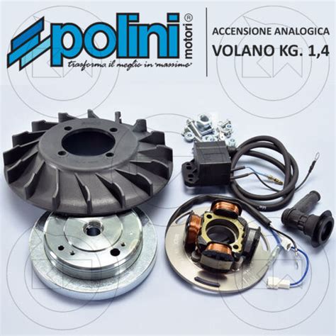 Set Allumage Analogique POLINI Volant D Inertie 1 4 KG 12V Piaggio