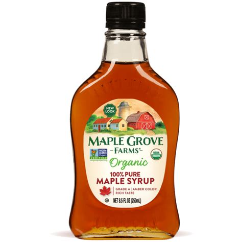 Organic 100 Pure Maple Syrup Maple Grove Farms Pure Maple Syrup