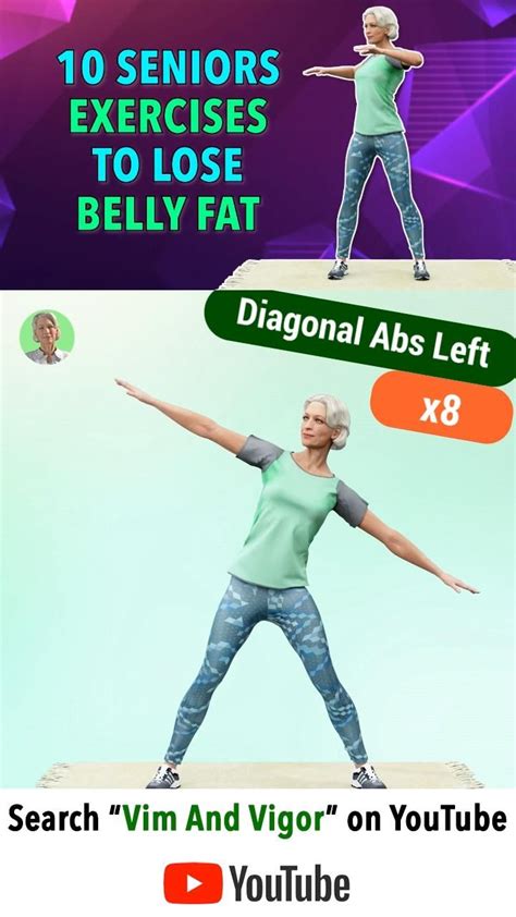 10 Best Exercises To Blast Belly Fat Seniors Over 60 [video] Full