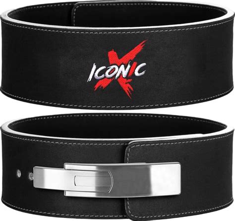 Iconicx Ceinture à levier d haltérophilie pour femme et homme