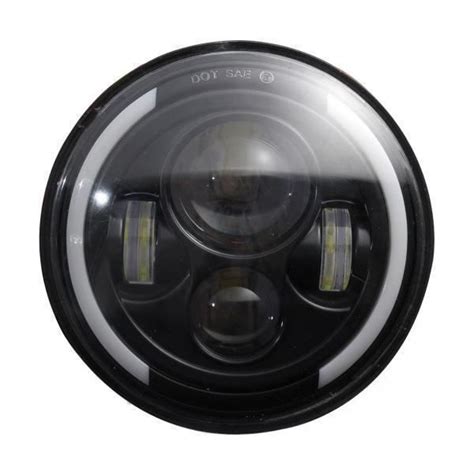 X Pouces Phare Led Pouces Rond Led Phare De Moto Halo Angel Eyes