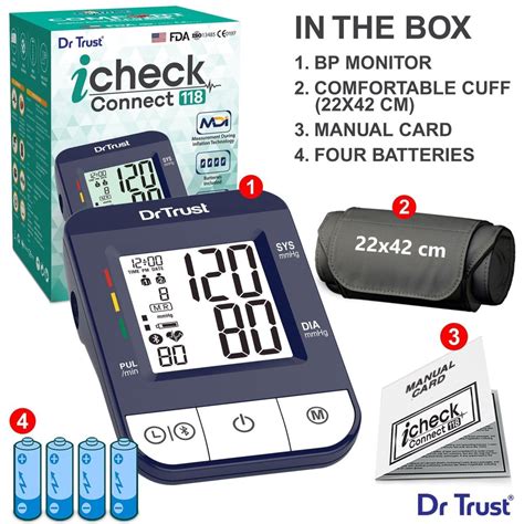 Dr Trust Usa Afib Icheck Bp Monitor 119 At Rs 3750piece Dr Trust