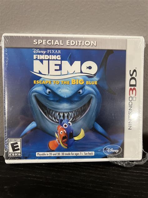 Finding Nemo Escape To The Big Blue Special Edition Nintendo 3ds 2012