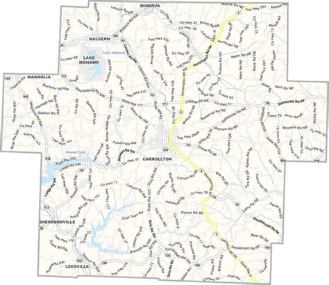 Ross County Map Ohio Us County Maps