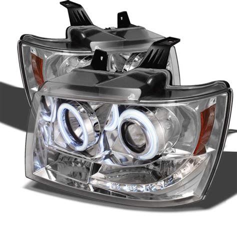 Chevrolet Tahoe Suburban Avalanche Ccfl Led Chrome Projector