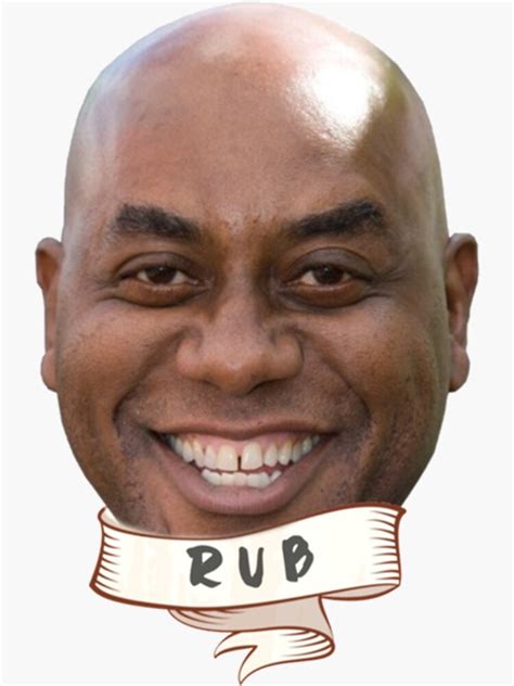 Ainsley Harriott Rub Sticker By Dcgorganic Redbubble